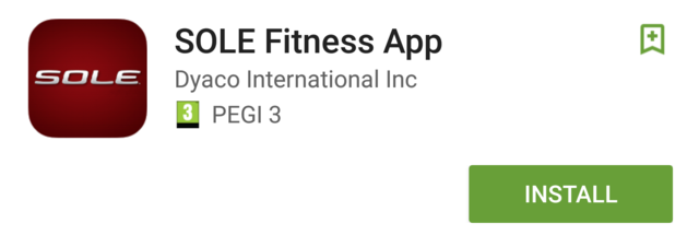 sole fitness app for e25 elliptical install